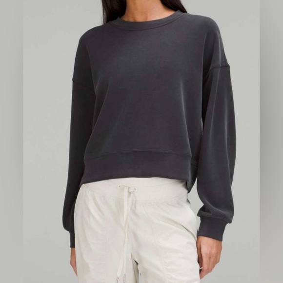 lululemon athletica Tops - NWOT New Lululemon Softstreme Perfectly Oversized Cropped Crew